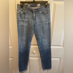 AG Jeans Cigarette Stilt size 27 R made in USA Adriano Goldschmied Denim